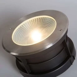 QAZQA Moderne Grondspot Aluminium Incl. LED 20W - Bridge -Modern Home Shop 1000014974 0102