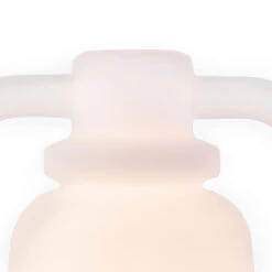 QAZQA Tafellamp Oplaadbaar 30 Cm IP44 Wit - Storm Small -Modern Home Shop 1000014991 0103