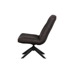 WOOOD Skyler Draaifauteuil - Kunstleer - Zwart - 94x67x85 -Modern Home Shop 1000031095 0103