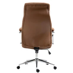 Clp Bureaustoel Wigan Leder Licht Bruin -Modern Home Shop 1000059670 0103