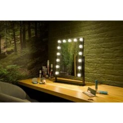 United Entertainment Hollywood Spiegel Met 15 LEDs - Zwart -Modern Home Shop 1000072652 0103