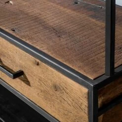 Garderobe Kapstok Brent 35x120x180cm - Hout - Grijs 7 Garderobe Kapstok Brent 35x120x180cm - Hout - Grijs -Modern Home Shop 1000080538 0103