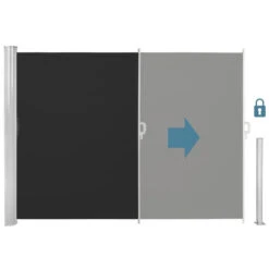 Tectake - Uittrekbaar Aluminium Windscherm Tuinscherm 200 X 300 Cm Zwart 6 Tectake - Uittrekbaar Aluminium Windscherm Tuinscherm 200 X 300 Cm Zwart -Modern Home Shop 1000082547 0102