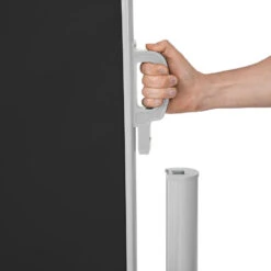 Tectake - Uittrekbaar Aluminium Windscherm Tuinscherm 200 X 300 Cm Zwart 7 Tectake - Uittrekbaar Aluminium Windscherm Tuinscherm 200 X 300 Cm Zwart -Modern Home Shop 1000082547 0103