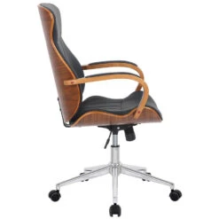 Clp Bureaustoel Melilla Kunstleder Walnoot Zwart 6 Clp Bureaustoel Melilla Kunstleder Walnoot Zwart -Modern Home Shop 1000085263 0102