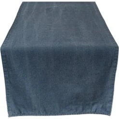 Laura Ashley Tafelloper Blauw Dubbelzijdig Uni/Wild Clematis 40x150cm -Modern Home Shop 1000093100 0102