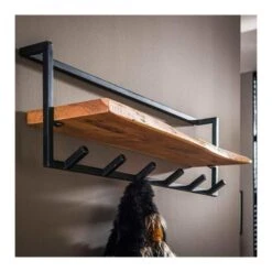 Kalfort Stockton Kapstok Met Hoedenplank 6 Haken - 25x100x32 Cm -Modern Home Shop 1000094091 0102