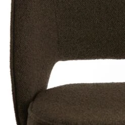 Djeslin Eetkamerstoel Donkerbruin - Stof - Bruin 7 Djeslin Eetkamerstoel Donkerbruin - Stof - Bruin -Modern Home Shop 1000096988 0104