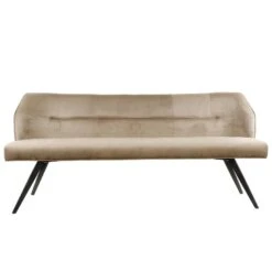 Diego Eetkamerbank Velvet - Stof - Beige