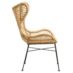 Fauteuil Jasmine - Rotan/metaal - Naturel -Modern Home Shop 10207005 8000