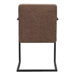Eetkamerstoel Mats Met Armleuning - Cognac -Modern Home Shop 10307070 0900