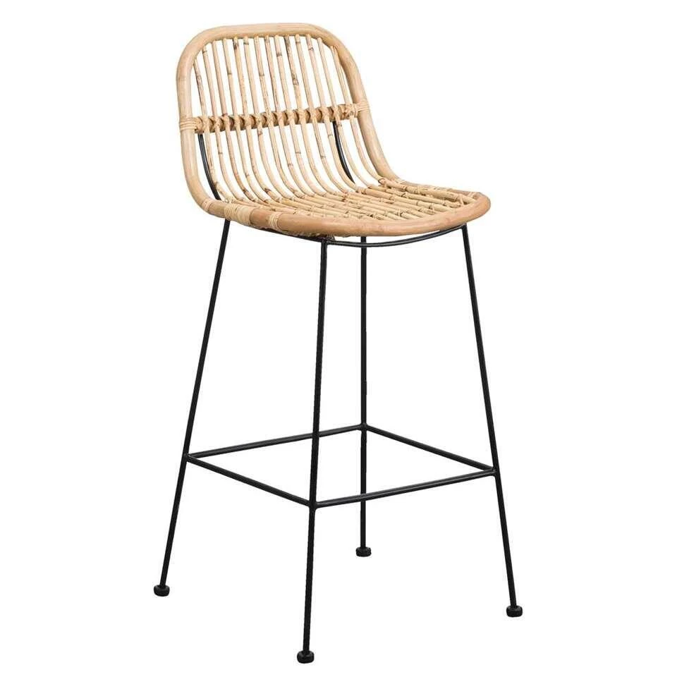 Barkruk Justin - Rotan - Naturel 2 Barkruk Justin - Rotan - Naturel - Image 2