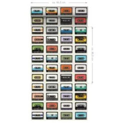 ESTAhome Behang XXL - Vintage Cassettes -Modern Home Shop 1137027727 0103