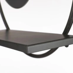 Mica Decorations Phoenix Wandspiegel Zwart -Modern Home Shop 1198049187 0102