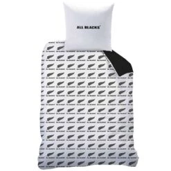 All Blacks Polo - Dekbedovertrek - Eenpersoons - 140 X 200 Cm - Zwart -Modern Home Shop 1707966741 0102