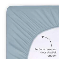 Byrklund - Hoeslaken Jersey - 90x200 Cm - Blauw -Modern Home Shop 1718033503 0103