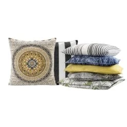 Woonkussen Fatima - Oker - 60x60 Cm -Modern Home Shop 34101839 4050