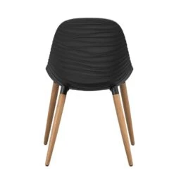 Le Sud Diningstoel Bordeaux - Zwart/naturel - 82x54x55 Cm -Modern Home Shop 50101103 0900