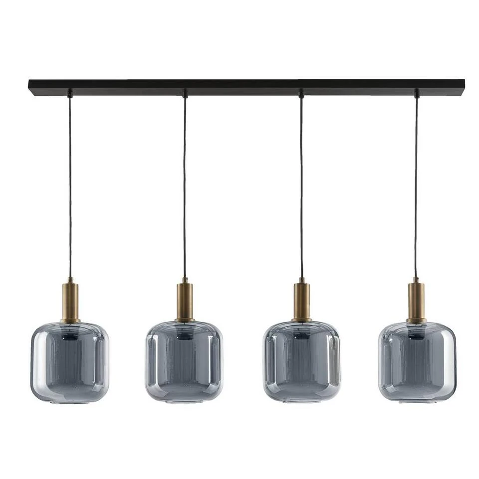 Hanglamp Toulouse 4-lichts - Zwart - 150x120x10 Cm 2 Hanglamp Toulouse 4-lichts - Zwart - 150x120x10 Cm - Image 2