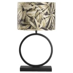 Voet Tafellamp Xavi - Zwart - 38x27x11 Cm -Modern Home Shop 60351005 0102