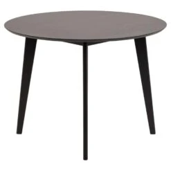 Eetkamertafel Roxy - Zwart - 76xØ105 Cm -Modern Home Shop 81026496 0300