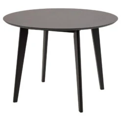 Eetkamertafel Roxy - Zwart - 76xØ105 Cm