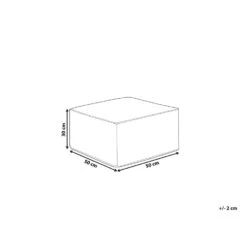 Beliani Poef MUKKI - Groen Corduroy -Modern Home Shop 9837060088e24e61b8ef61589bd0a96b