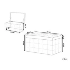 Beliani Ottomaan MICHIGAN - Zwart Kunstleer -Modern Home Shop cd2defedb4084bf8ad4e4c381656757b